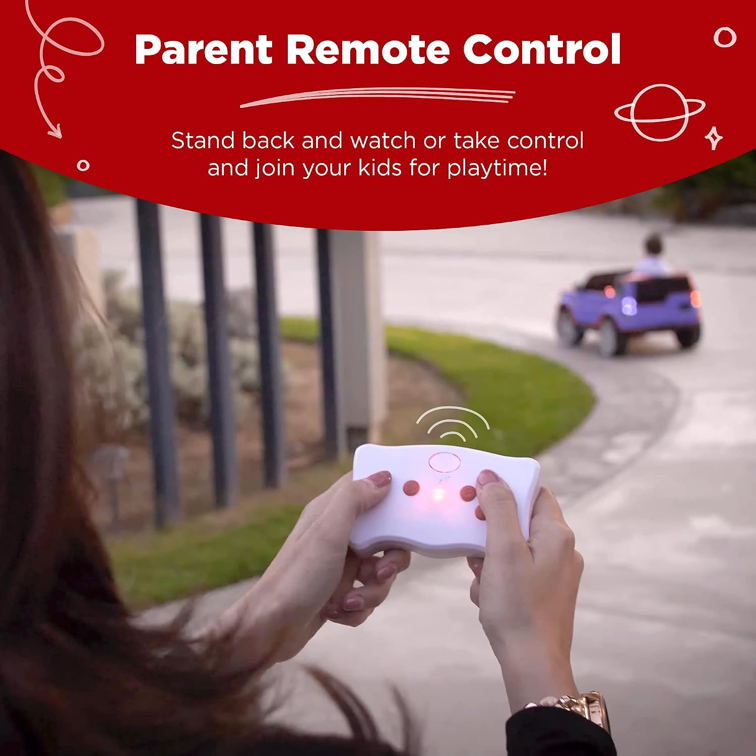 Best Choice Products 12V Kids Electric Vehicle Toy Ride On Car with Parent Remote Control for Toddlers, Seat Harness, 61 lbs Weight Capacity, Locking Doors, Spring Suspension, Bluetooth - Blue