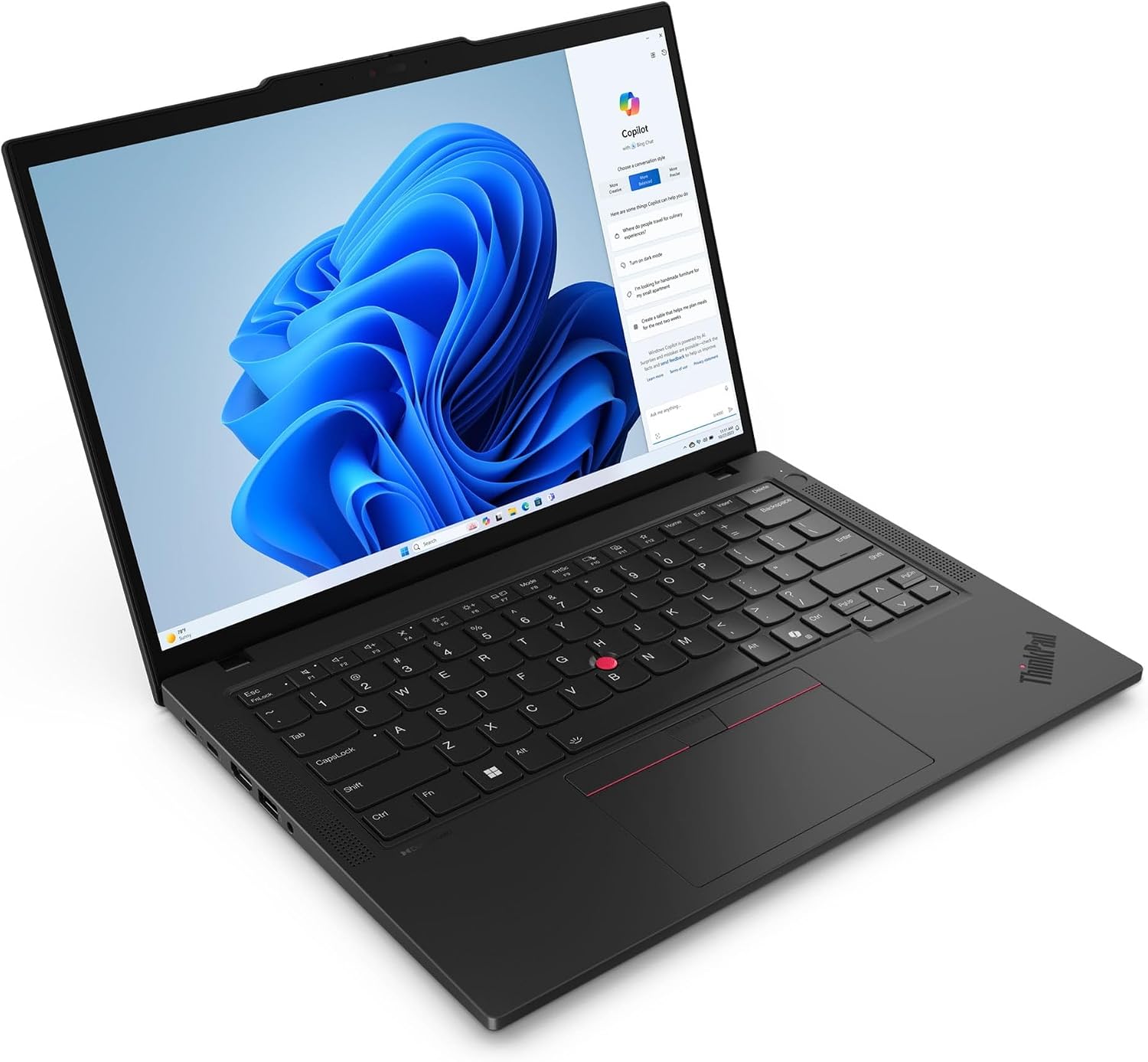 Lenovo ThinkPad T14 Gen 5 Business Laptop (14' FHD+ Touchscreen, Intel Ultra 7 155U (>i7-13700H), 32GB DDR5 RAM, 1TB SSD), 5MP Webcam, 2 Thunderbolt 4, 3-Yr WRT, IST Hub, AI PC, Windows 11 Pro