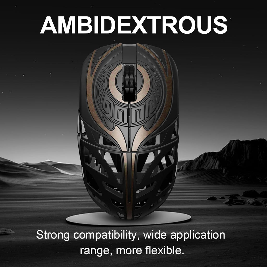 WLMOUSE Strider Magnesium Gaming Mouse 45g Superlight Magnesium Alloy Wireless Gaming Mouse, 125-8000Hz (Adjustable) Wireless Polling Rate, PAW 3950 HS Sensor, for PC/Laptop/Mac(Strider OM-Purple)