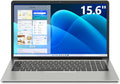 Laptop 15.6 Inch, 4GB DDR4 128GB SSD Laptops Computer with Intel Celeron Quad Core Processor, Intel UHD Graphics 600, Mini HDMI, Webcam, 2.4G/5GHz WiFi, 2*USB3.2, Bluetooth4.2