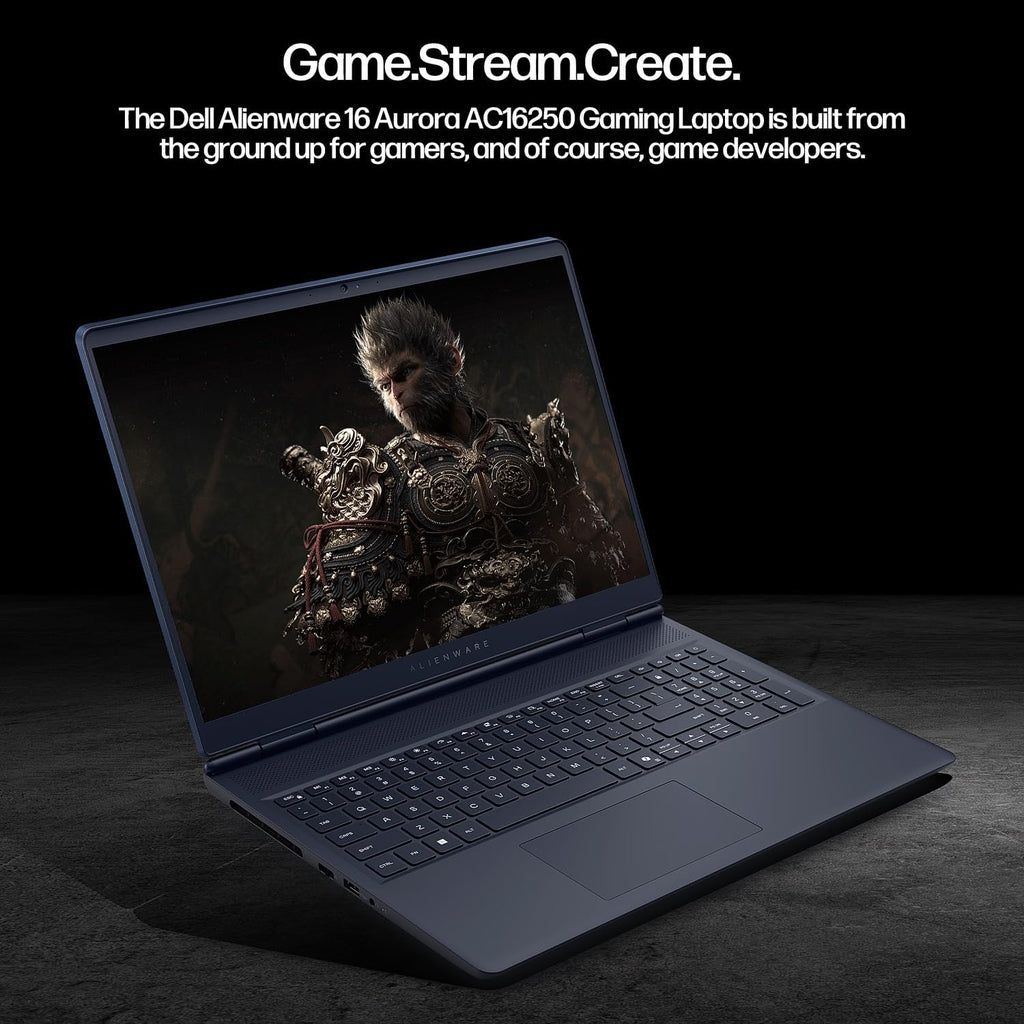 Dell Alienware 16 Aurora AC16250 Gaming Laptop, Intel Core 7 240H, NVIDIA GeForce RTX 5050, 16' WQXGA 120Hz IPS, 64GB RAM, 2TB SSD, WiFi 7, w/Cooling Pad HDMI Cable, Windows 11 Pro