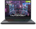 Thunderobot Radiant 16 4060 2.5K Gaming Laptop, 16' WQXGA 240Hz Display, 14th Gen i7-14650HX, GeForce RTX 4060, 16GB DDR5 RAM, 512GB PCIe SSD, RGB Backlit Keyboard, Wi-Fi 6, Win 11, Gray