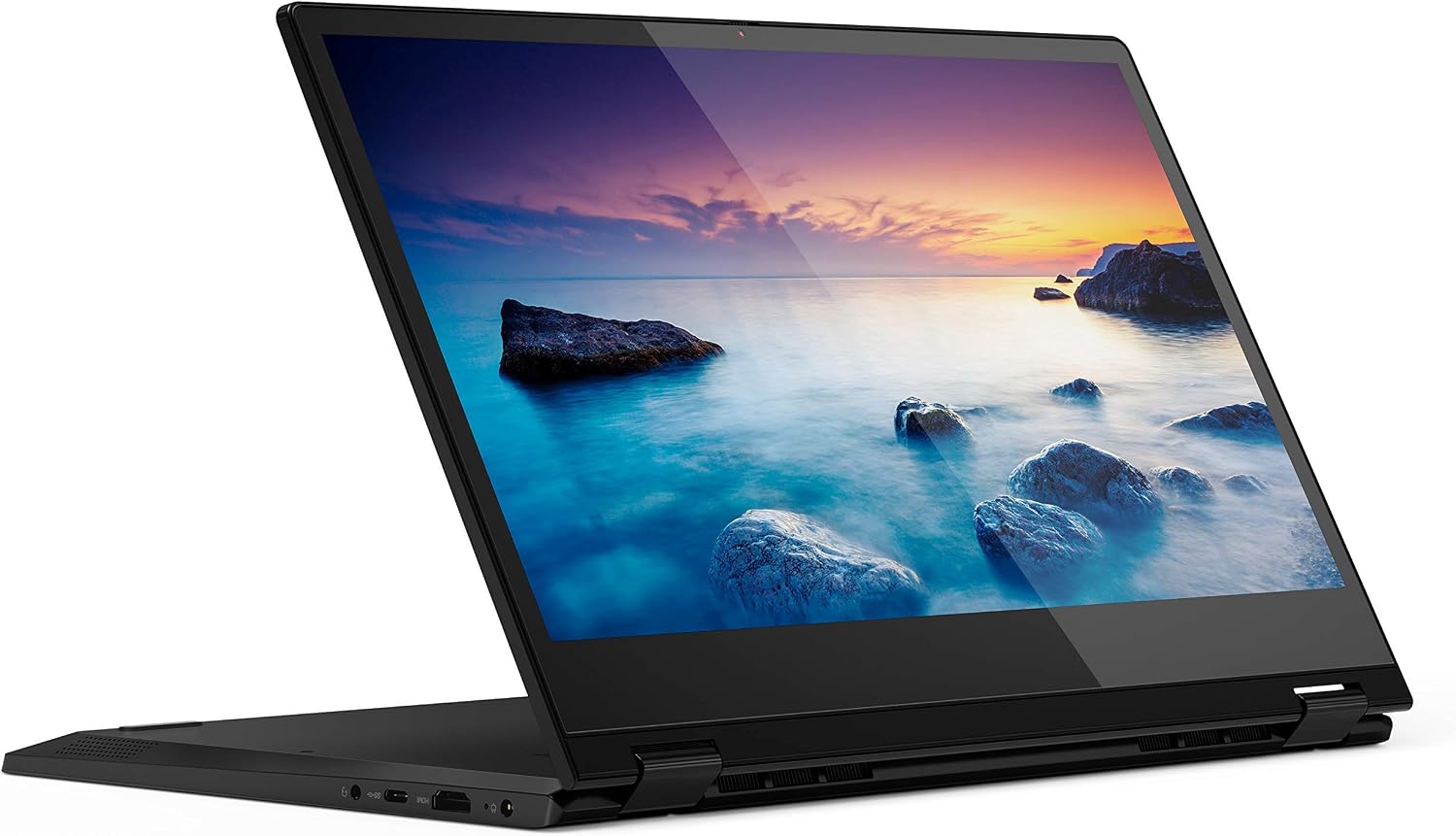 Lenovo Flex 14 2-in-1 Convertible Laptop, 14 Inch FHD, Touchscreen, AMD Ryzen 5 3500U Processor, Radeon Vega 8 Graphics, 8GB DDR4 RAM, 256GB NVMe SSD, Win 10, Black, Pen Included