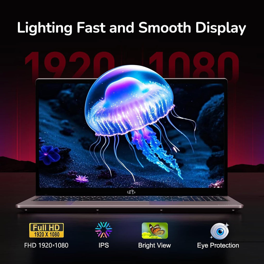 NIMO 15.6' IPS FHD-Gaming-Laptop, 8 Cores AMD Ryzen 7 6800H 16GB DDR5 RAM 256GB SSD (Beat i7-12700H, Up to 4.7GHz) AMD Radeon 680M GPU-Computer with 100W Type-C Backlit Keyboard, 180°Viewing
