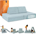 Nugget - The Original Play Couch for Kids - Modular Foam Children's Sofa for Playroom, Imagination, & Creative Open Ended Play - Washable & Convertible Playroom Furniture, Surfside