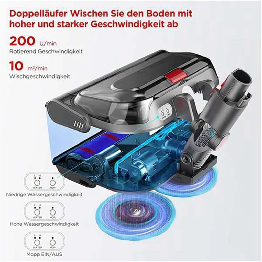 Attachment Mop Suction Electric Mop With Lock And Mop For，Compatible For Dyson， V15 V11 V10 V8 V7 Vacuum Cleaner Accessories