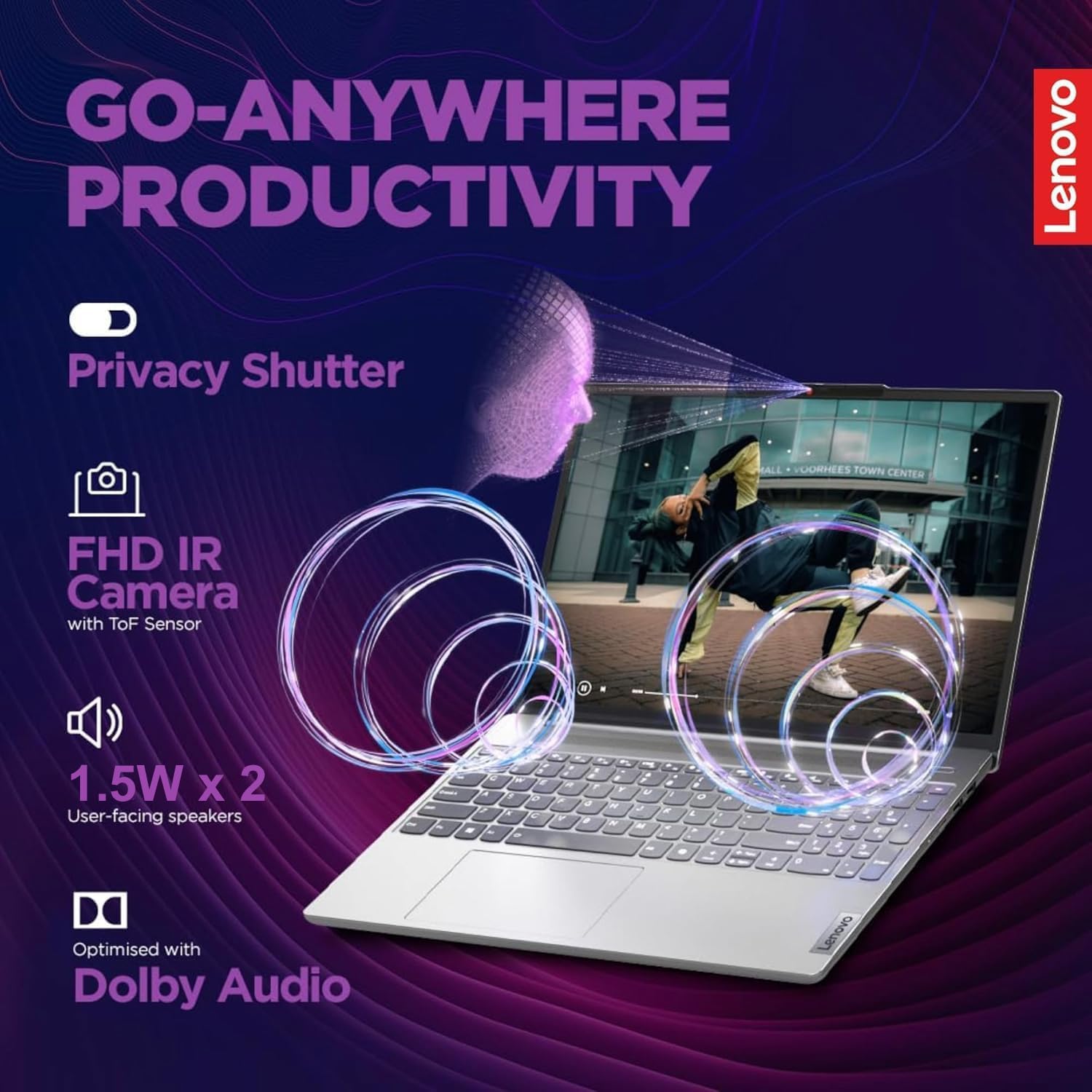 Lenovo IdeaPad Premium Series 15.6' FHD Touchscreen Laptop • Intel Core i5 10-Core Processor up to 4.4 GHz• 24GB RAM • 512GB PCIe SSD • Copilot & AI Ready • WiFi 6 • Bluetooth • Windows 11
