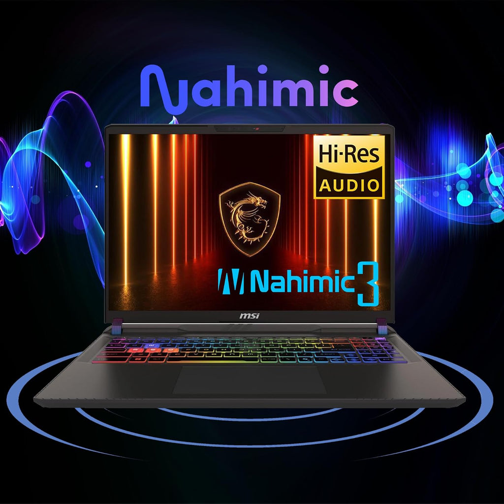 msi Vector A16 HX Gaming Laptop 16' QHD+ IPS 240Hz AMD 16-core Ryzen 9 HX (Up to 5.3GHz) 32GB RAM 1TB SSD GeForce RTX 5070 Ti (Up to 992 AI Tops) RGB Backlit Thunderbolt Win11 ICP Hub PC