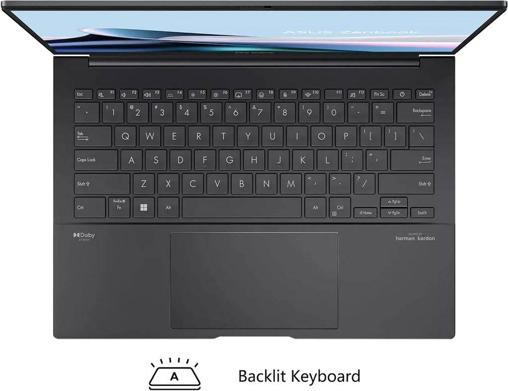 ASUS Zenbook 14 OLED Laptop | 14' WUXGA Lumina OLED Touch (100% DCI-P3, 500nits HDR) | Intel 16-core Ultra 7 255H (Up to 13 Tops) | 16GB DDR5 1TB SSD | Backlit Fingerprint Win11Pro w/DLCA Accessory