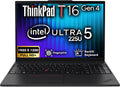 Oemgenuine Lenovo ThinkPad T16 Gen 4 16 FHD+ Display, Intel Ultra 5 225U, Customized Laptop, 16GB / 32GB / 64GB RAM, 512GB / 1TB / 2TB SSD, WiFi 6E, Backlit KB, FP Reader, W11P, AI Business Laptop