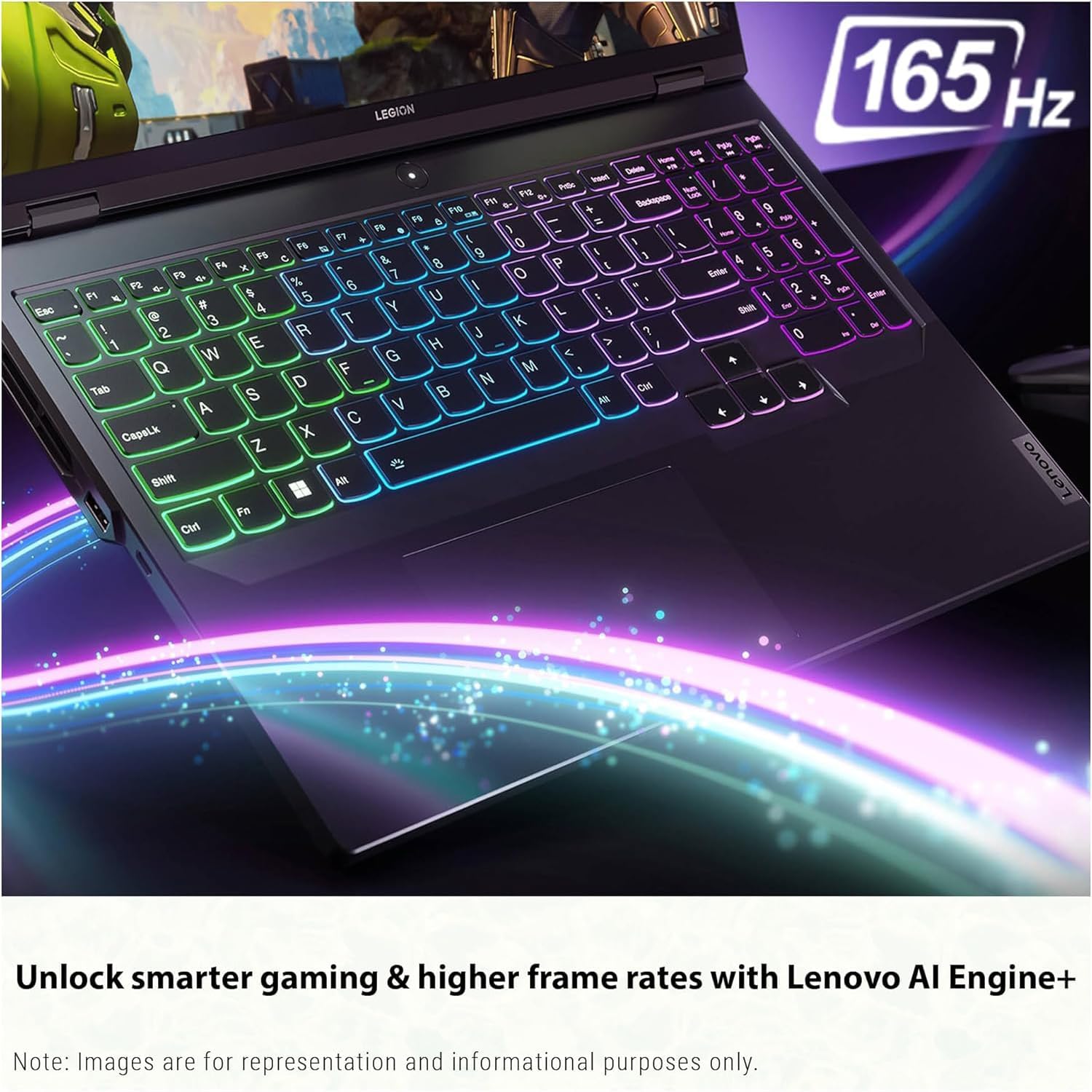 Lenovo Legion 16' WQXGA i9 RTX 4060 Gaming Laptop, 16' WQXGA 165Hz, Intel i9-14900HX, NVIDIA GeForce RTX 4060, 64GB DDR5 RAM, 1TB SSD, W11H, Bundle with PCO Notebook Folding Radiator, Laptop Cooler