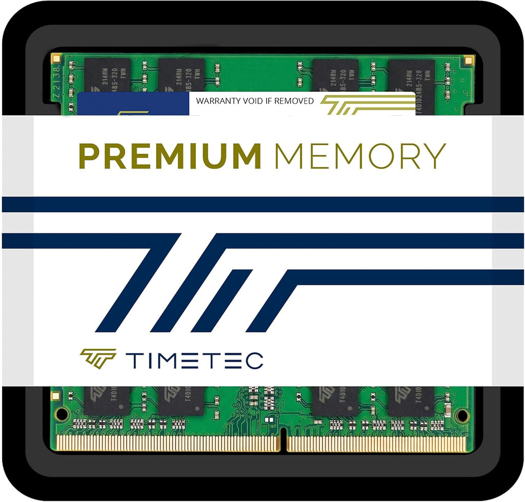 Timetec 32GB KIT (2x16GB) DDR4 2400MHz (PC4-2400T) PC4-19200 SODIMM Laptop RAM – 260-Pin 1.2V CL17 Non-ECC Unbuffered Memory Module for Laptop, Notebook, Mini PC, All-in-One