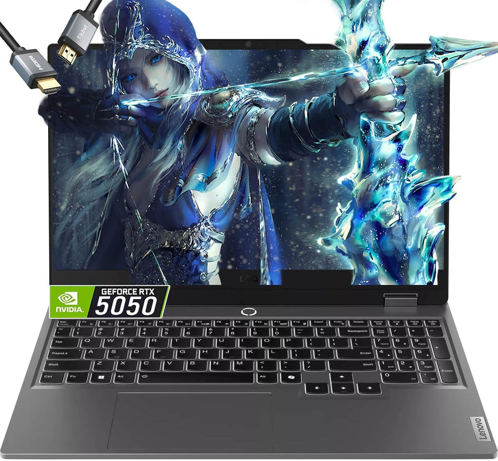 Lenovo LOQ 15 Gaming Laptop RTX 5050 -Intel Core i5-13450HX Beat Ryzen 7 7435HS -15.6 FHD Display G-SYNC- 32GB RAM -2TB SSD -Backlit Keyboard -2025 Portatil Gamer PC -Windows 11 -Webcam