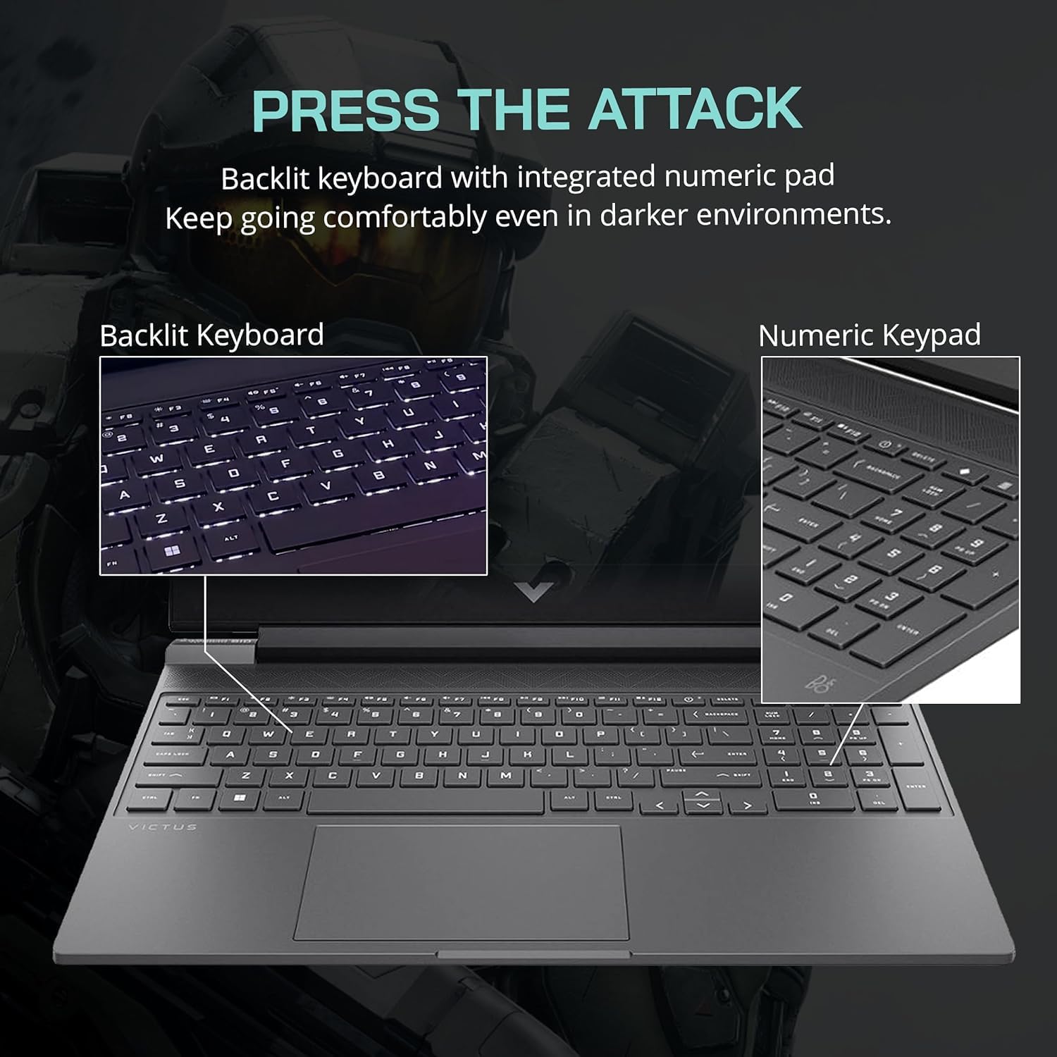 HP Victus Ryzen 5 Gaming Laptop, 15.6 FHD 144Hz, Ryzen 5 7535HS (Beats Intel i5-13420H), AMD Radeon RX 6550M (Beats NVIDIA GeForce RTX 3050), 32GB RAM, 1TB SSD, W11H, with 512GB External SSD Bundle