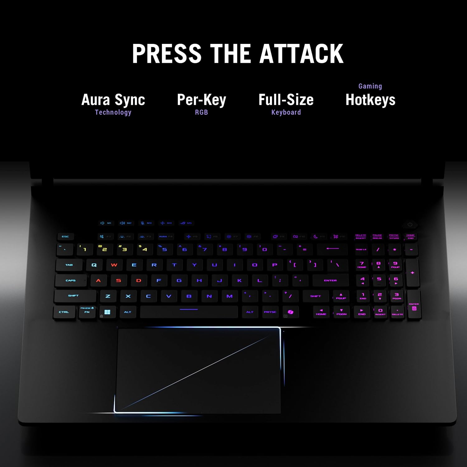 ASUS ROG Strix Scar AI Gaming Laptop 18' 240Hz Mini LED WQXGA Display (Intel Ultra 9-275HX, GeForce RTX 5080 16GB, 32GB DDR5, 2TB SSD, RGB KB, Win 11 Pro) w/DKZ USB Port Expander