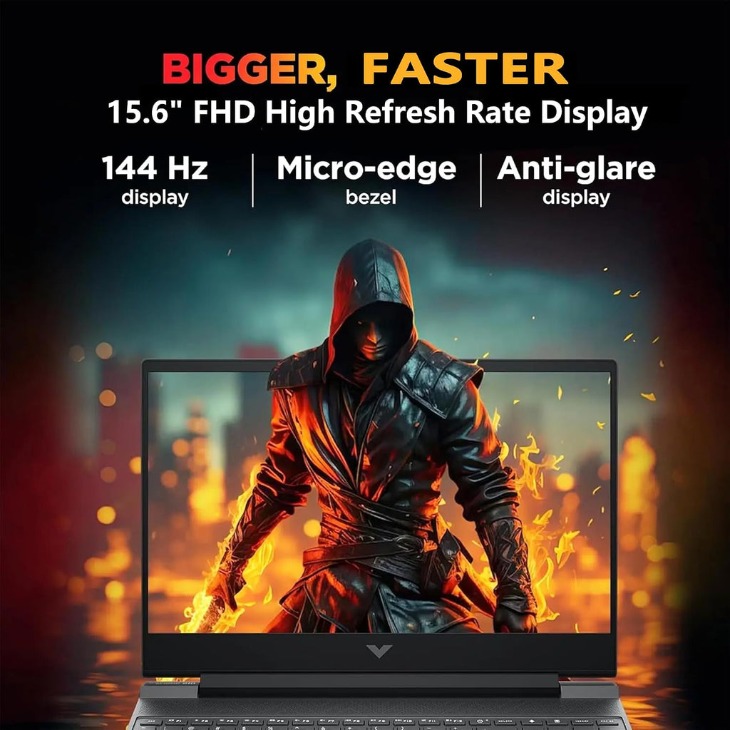HP Victus 15 Gaming Laptop | 15.6' FHD IPS Anti-Glare 144Hz | Intel 8-Core i5-13420H | 16GB DDR4 2TB SSD | NVIDIA GeForce RTX 3050 6GB | Backlit Keyboard Fast Charging Win11 w/DLCA Accessory