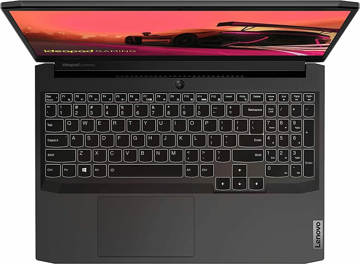 Lenovo IdeaPad Gaming 3 15.6' 120Hz Laptop AMD Ryzen 5-5600H 8GB RAM 512GB SSD RTX 3050 Ti 4GB GDDR6 Shadow Black