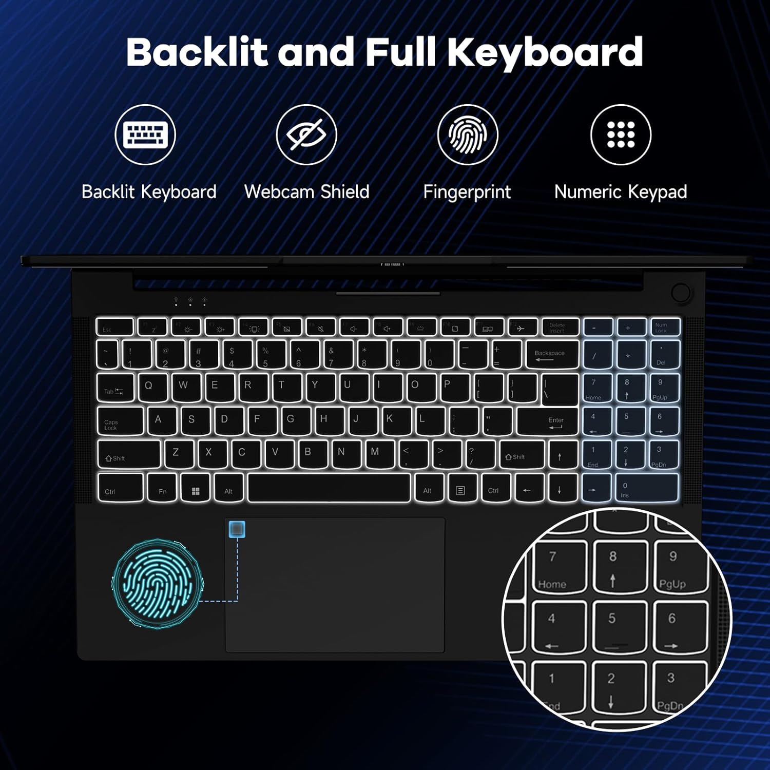 NIMO 15.6' IPS FHD-Gaming-Laptop,AMD Ryzen 5 6600H 16GB DDR5 RAM 512GB SSD (Beat i5-1335U, 6 Cores Up to 4.5GHz) AMD Radeon 660M GPU-Computer with 100W Type-C Backlit Keyboard Fingerprint