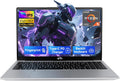 NIMO 15.6' IPS FHD-Gaming-Laptop,AMD Ryzen 5 6600H 16GB DDR5 RAM 512GB SSD (Beat i5-1335U, 6 Cores Up to 4.5GHz) AMD Radeon 660M GPU-Computer with 100W Type-C Backlit Keyboard Fingerprint