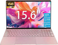 15.6' Laptop Computer, N95 Processor (4C4T, 1.7-3.4GHz) Gaming Laptop 16GB RAM 512GB PCIe SSD, FHD Display, Backlit Keyboard, Fingerprint Unlock, Students Business Laptop PC Win11 Pro OS,Rose Gold