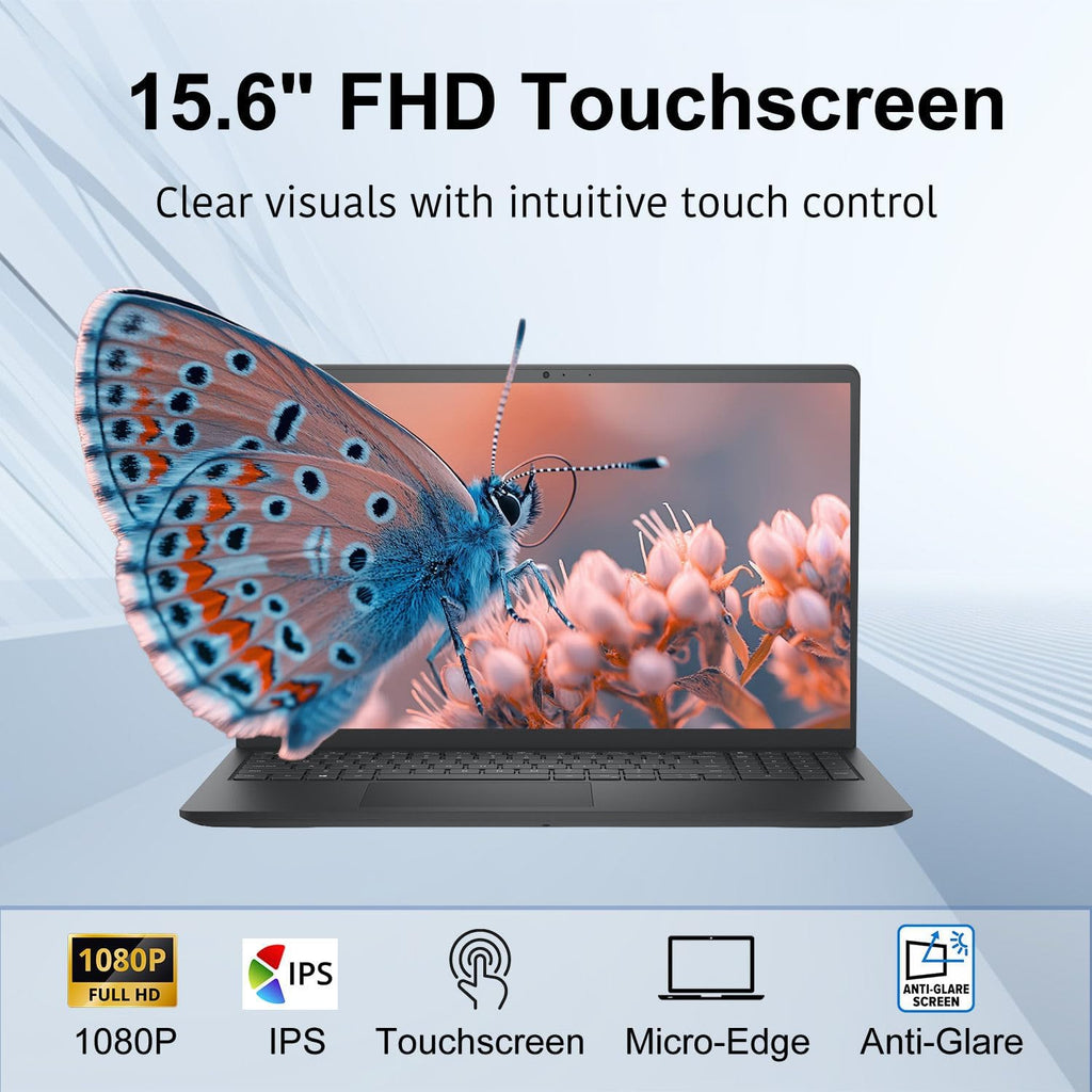 Dell 15.6' FHD Touchscreen Laptop | 13th Gen Intel Core i5-1334U | 16GB RAM | 1TB PCIe SSD | Wi-Fi 6 | 1080p Webcam | Copilot AI | HDMI | Business & Study Ready | Windows 11