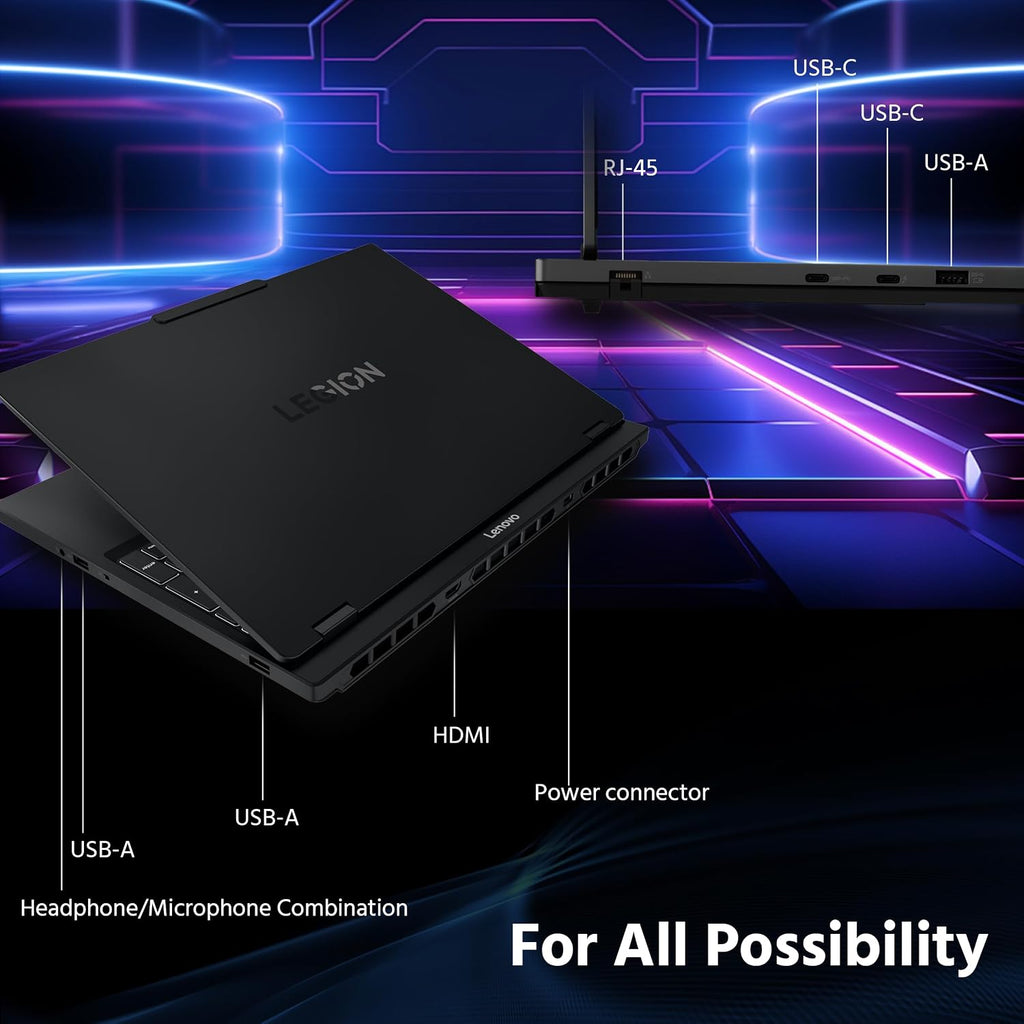 Lenovo Legion 5 15.1' WQXGA 165Hz OLED AI-Powered Gaming Laptop, AMD Ryzen 7 260, GeForce RTX 5060 GDDR7, 16GB DDR5, 512GB SSD, Backlit Keyboard, Wi-Fi, Win 11 Pro, Black, 1TB Docking Station Set