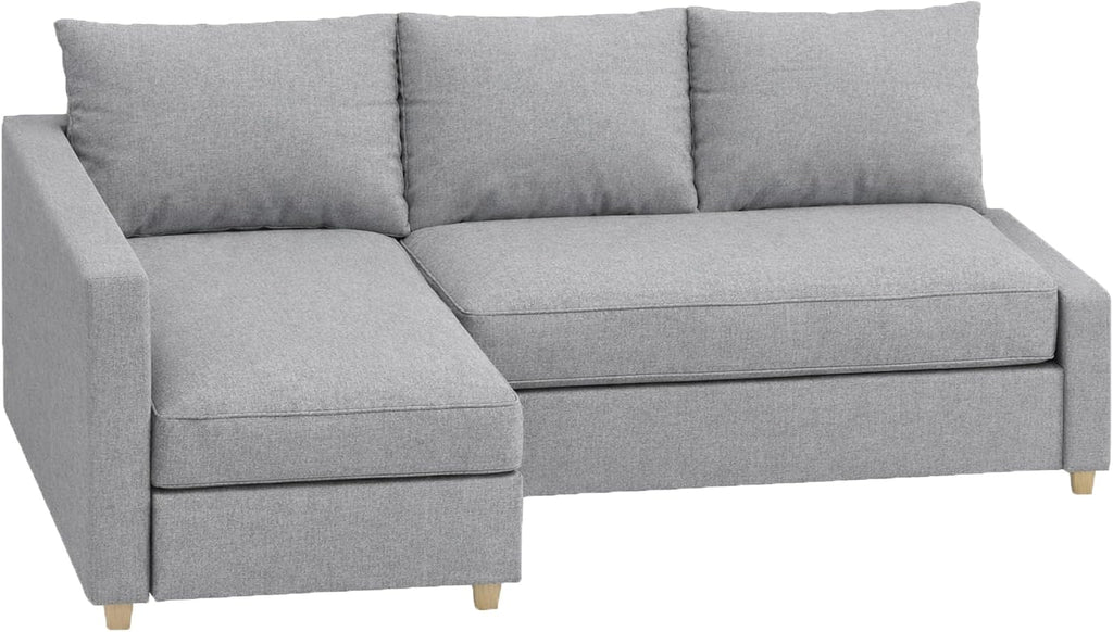 Durable Polyester Flax Friheten Sleeper Sofa Cover Replacement is Compatible with IKEA Friheten Sofa Bed, Or Corner, Or Sectional Slipcover. Sofa Cover Only (LG Arm on Right)