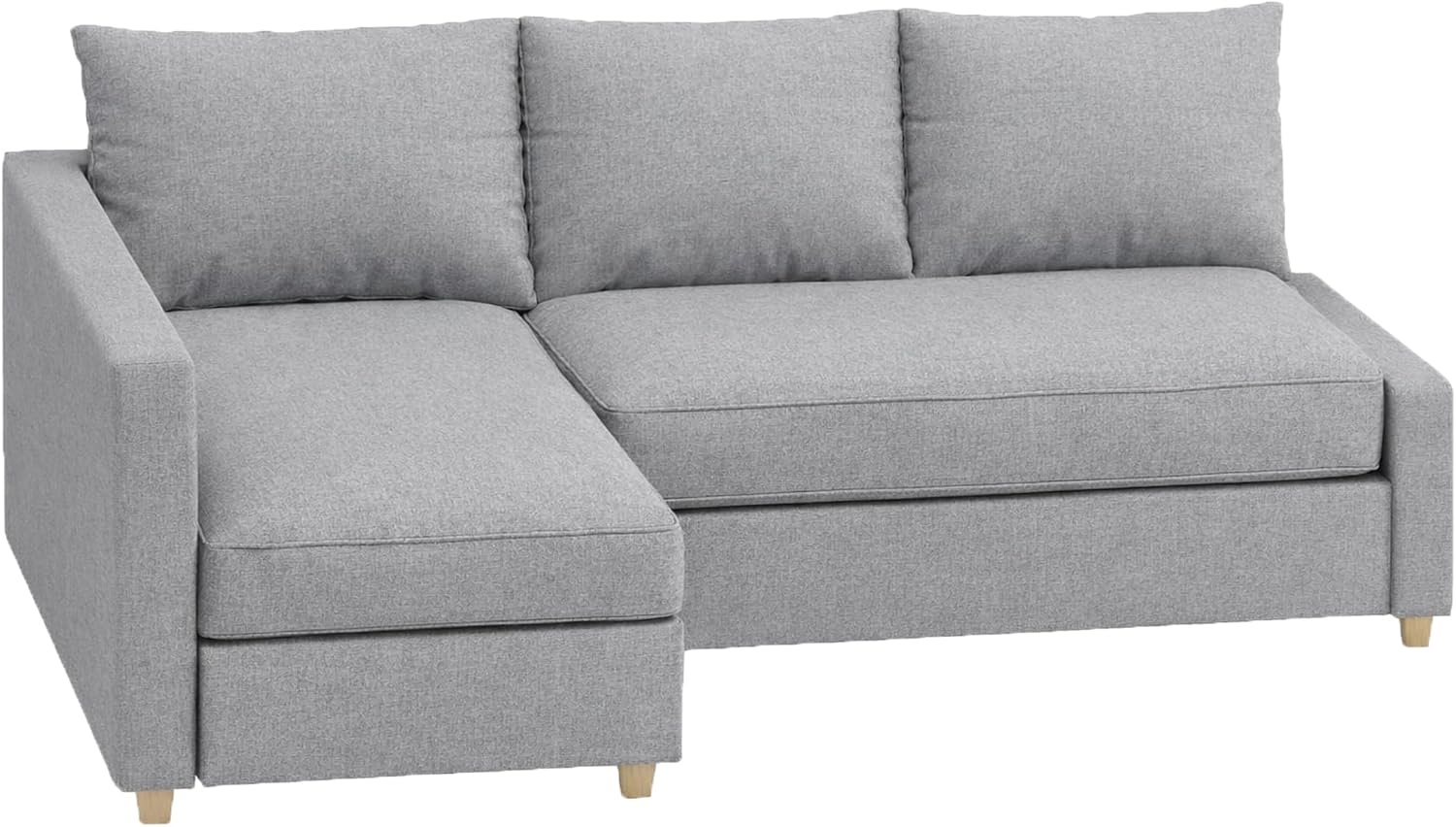 Durable Polyester Flax Friheten Sleeper Sofa Cover Replacement is Compatible with IKEA Friheten Sofa Bed, Or Corner, Or Sectional Slipcover. Sofa Cover Only (LG Arm on Right)