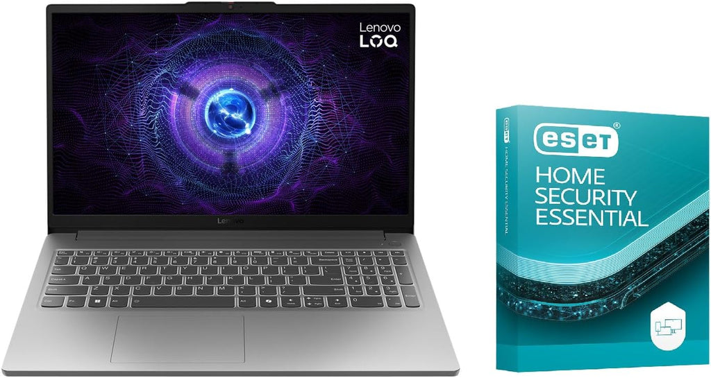 Lenovo LOQ 15IAX9E 15.6' FHD IPS 144Hz Display, Gaming Laptop, Intel Core i5 12450HX 1.8GHz; NVIDIA GeForce RTX 4050 6GB GDDR6; 16GB DDR5; 512GB NVMe SSD, w/ESET Antivirus 3 Year