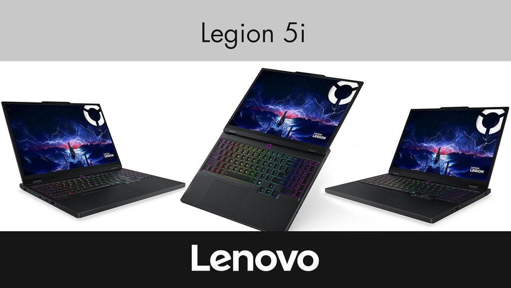 Lenovo Legion 5i AI-Powered Gaming Laptop 15.1' 165Hz OLED 2.5K 500 nits (Intel i7-14700HX, GeForce RTX 5050 8GB, 16GB DDR5, 1TB M.2 PCIe SSD, 24-Zone RGB KB, Win 11 Pro) (Renewed)
