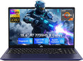 NIMO Light Gaming Laptop, 15.6' FHD IPS Display, AMD R7 7735HS (Up to 4.75 GHz, Beat i7-12650H) Computer with 16GB DDR5 RAM 256GB SSD, 180° Viewing, Radeon 680M, HDMI, Portable for Business, College