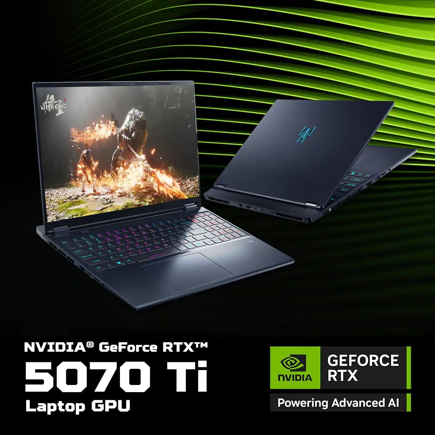 acer Predator Helios Neo 16S AI Gaming Laptop • NVIDIA RTX 5070Ti 12GB GDDR7 • 16' 2.5K 240Hz OLED Display • Intel Ultra 9 275HX • RGB Backlit KB • 32 GB DDR5 • 1 TB SSD • Win 11 Pro w/Redragon Bundle