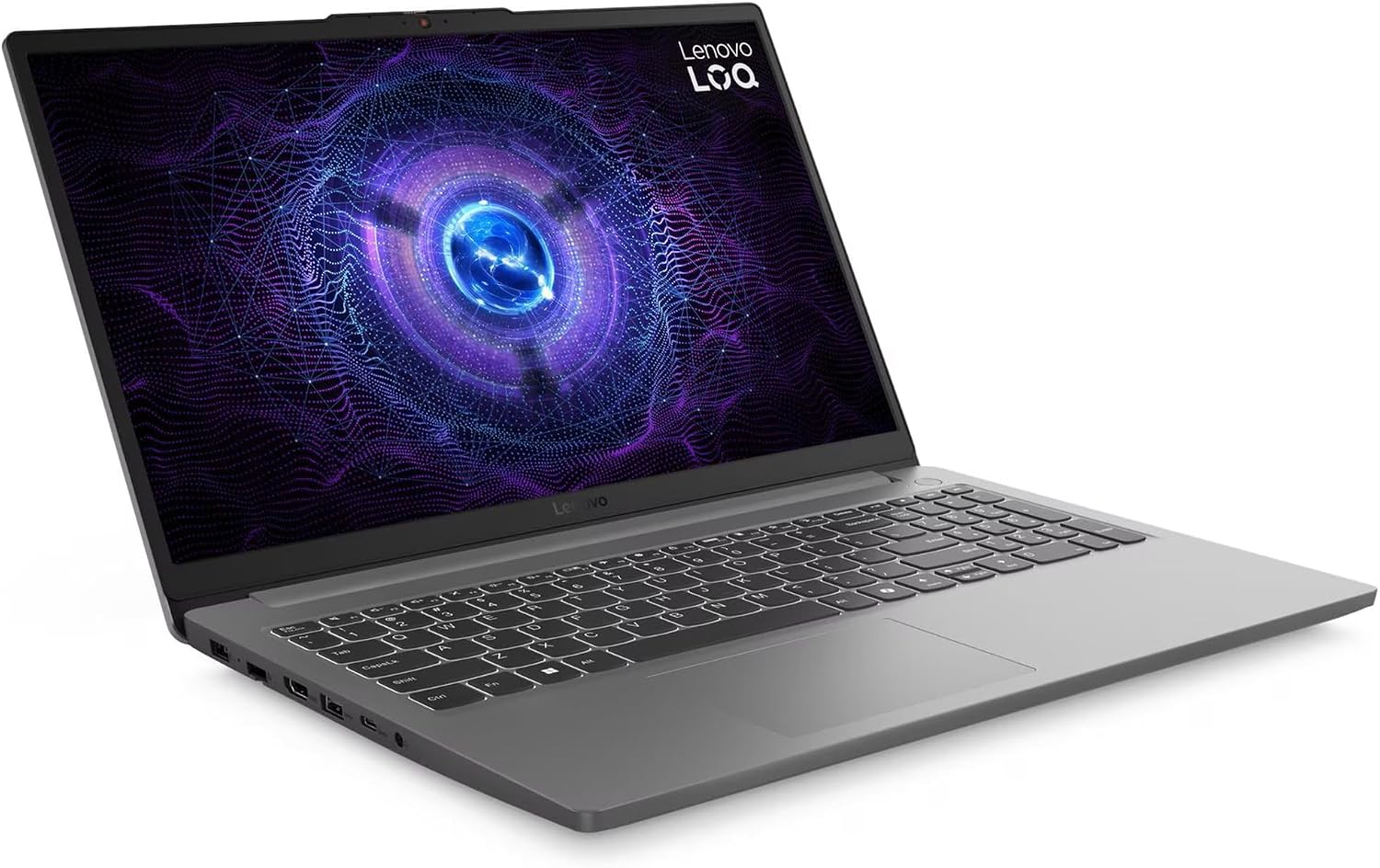 Lenovo LOQ Essential Gaming Laptop, 15.6' FHD 144Hz Display, 8-core Intel Core i5-12450HX, GeForce RTX 3050, 16GB DDR5, 1TB SSD, Wi-Fi 6, RJ-45, USB-C, HDMI, Card Reader, Non-Backlit, Win 11 Home