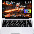 15.6' Laptop Computer, 8GB RAM 256GB SSD Celeron N4000(up to 2.6GHz) Laptop Win 11 Office Suite FHD IPS sRGB Notebook 2.4G&5G WiFi BT 4.2 HDMI USB 3.0 5000mAh Battery for Home Student Business
