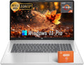HP 17 inch Laptop, Microsoft Office Lifetime License & Windows 11 Pro, 17.3' FHD Display, AMD Ryzen 5 7430U, 64 GB RAM, 1 TB SSD, AMD Radeon Graphics, Anti-Glare,Wi-Fi 6, w/Accessories