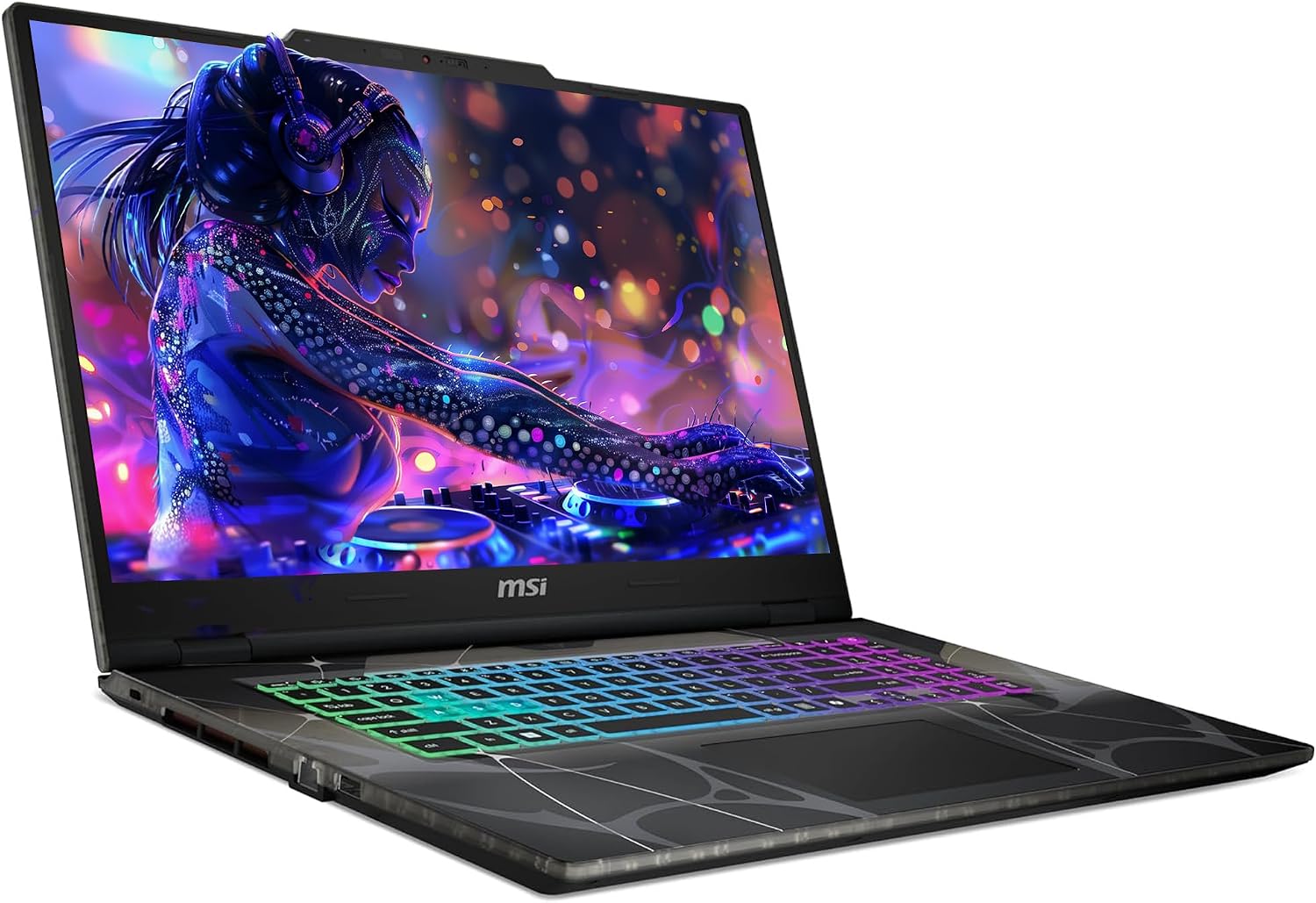 msi Cyborg 17 Gaming Laptop, Intel 7-240H, 64 GB DDR5 RAM, 2 TB PCIe SSD, 17.3' FHD (1920x1080) 144Hz Display, Nvidia G-Force RTX 5060, 4-Zone RGB Keyboard, W11 Pro, Translucent Black