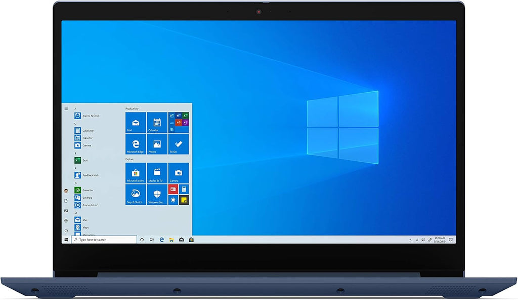 Lenovo IdeaPad 3 15' Laptop, AMD Ryzen 5 3500U Quad-Core Processor, 8GB Memory, 256GB Solid State Drive, Windows 10, Abyss Blue, 81W1009DUS (Google Classroom Compatible)