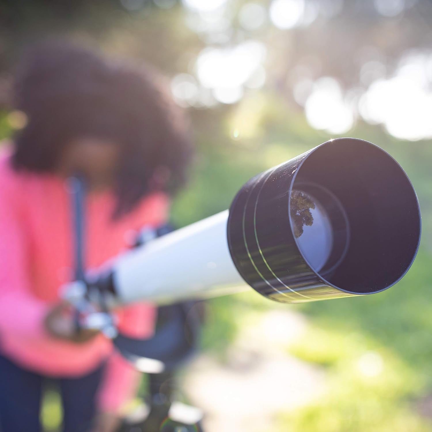 Educational Insights GeoSafari Omega Refractor Telescope - 60 mm Beginner Telescope for Kids 8-12, High Powered Refractor Telescopes, Astronomical Telescopes for Stargazing and Planet Viewing