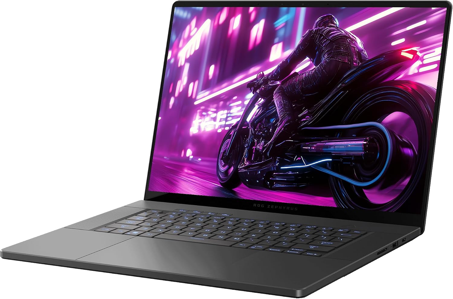 ASUS ROG Zephyrus G16 Gaming Laptop, Intel Ultra 9-185H, 32 GB LPDDR5X RAM, 2 TB PCle SSD, 16' QHD (2560x1600) 240Hz Display, Nvidia G-Force RTX 4090, Backlit Keyboard, W11 Home, Eclipse Gray