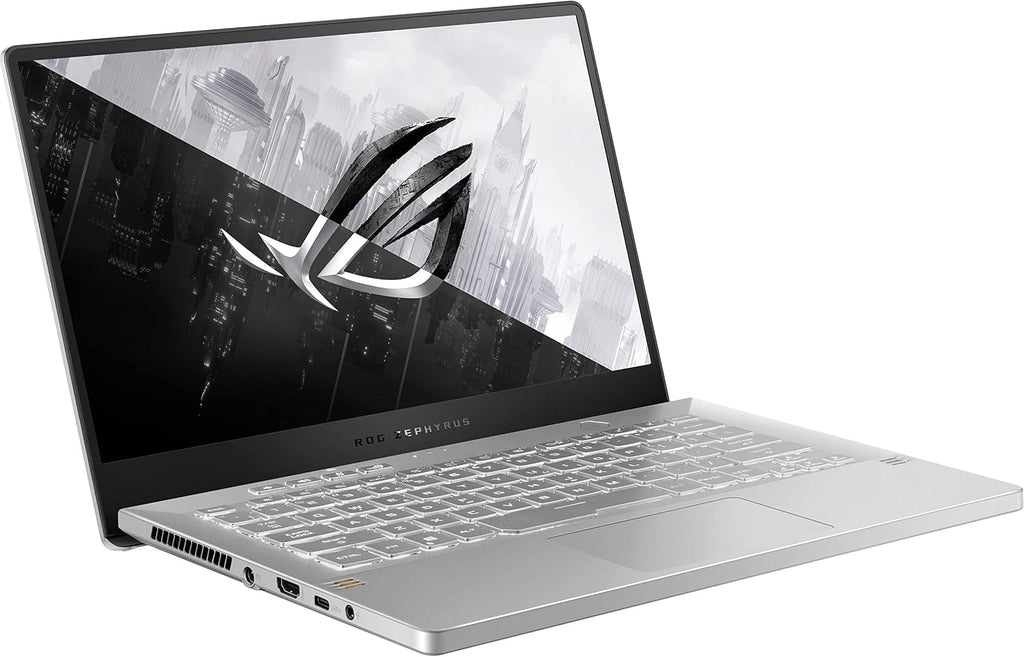 Asus 2022 ROG Zephyrus 14'' Flagship Gaming Laptop, AMD Ryzen 7 5800HS(8 Cores), GeForce RTX 3060 6GB GDDR6, 144Hz 100% sRGB Pantone, Backlit Keyboard, White (16GB RAM | 1TB PCIe SSD)