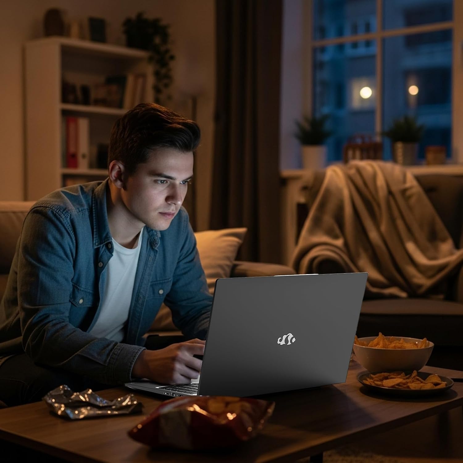 15.6-FHD-Laptop Student-Laptop, 16GB RAM 256GB SSD, Intel Pentium Quad-Core N100 Processor (Up to 3.4GHz) Backlit Keyboard Fingerprint WiFi 6 BT5.2 Business-Laptop, 2 Years Warranty Windows 11 Laptop