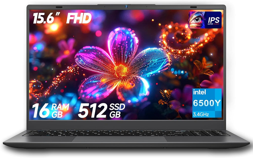 BLUEING 15.6' Laptop Computer, Laptop with 8GB RAM 256GB SSD, Gold 6500Y (Up to 3.4GHz), 1080P FHD IPS Display, Type-C, HDMI, USB3.2, WIFI, Bluetooth, Long Battery Life, Laptops for Business & Student