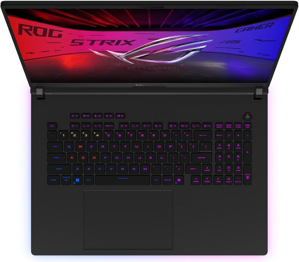 EXCaliberPC [2025] ASUS ROG Strix Scar 18 G835LX-XS97 (Intel Core Ultra 9 275HX, 32GB DDR5 RAM, 2TB NVMe SSD, NVIDIA GeForce RTX 5090, 18' 240Hz Mini LED, Windows 11 Pro) Gaming Laptop