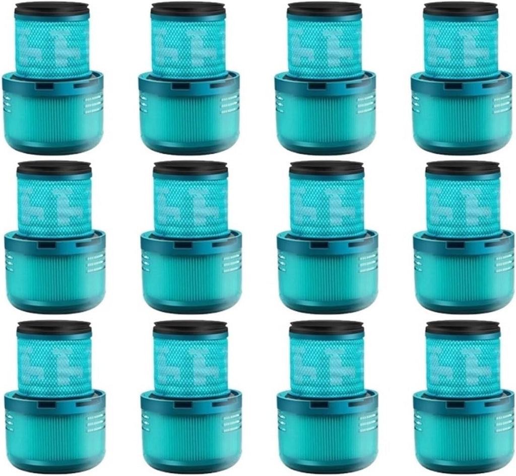 Compatible for Dyson V15。 Hepa Filter Robot Vacuum Cleaner Accessories V15 Washable Detect Vacuum Filters Replaceable Parts (Color : 12pcs)