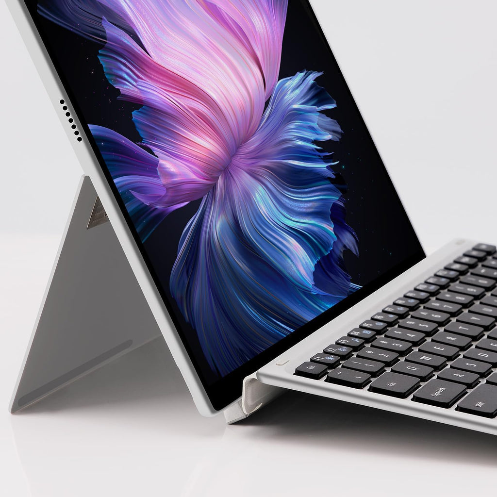 VGKE 2-in-1 Touch Screen Laptop, 12.3' 3K IPS Tablet PC with Magnetic Keyboard, Celeron J4125, Up to 2.7Ghz, 8GB RAM, 256GB SSD, USB Type-C, Webcam, Silver