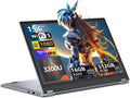 DUNHOO 15.6 Inch 2 in 1 Laptop, Touchscreen Convertible Laptop with Ryzen 3-3200U(up to 3.5GHz),16GB RAM 512GB SSD, 360° Rotating Touch Screen Laptop Computer, WIFI5 BT5.1 Backlit Keyboard