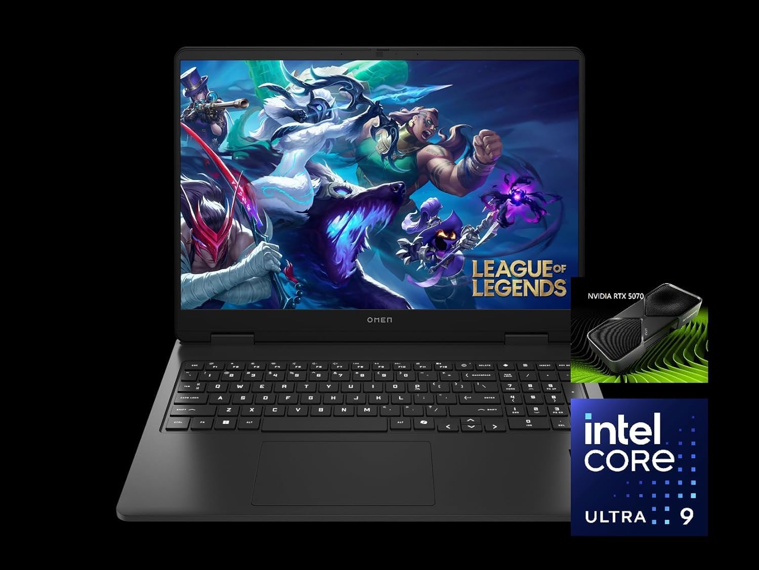 HP Omen 16 AI VR Ready Gaming Laptop, 16.1 WQXGA IPS 240Hz Gaming Notebook Intel Core Ultra 9 285H, NVIDIA GeForce RTX 5070, 32GB RAM 1TB SSD, RGB Backlit Keyboard, Shadow Black, Win 11 Home