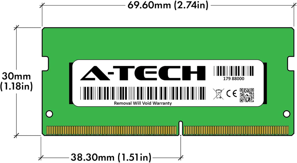 A-Tech 16GB Kit (2x8GB) RAM for Acer Nitro 5 Gaming Laptop | DDR4 2400MHz SODIMM PC4-19200 (PC4-2400T) Memory Upgrade Modules