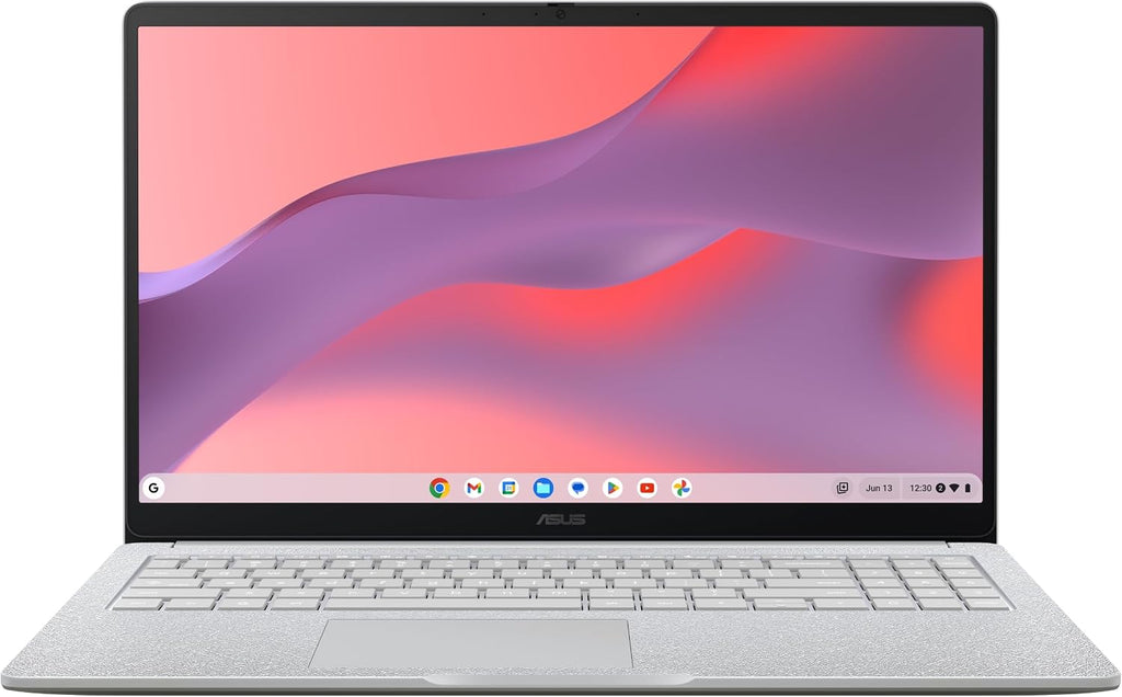 ASUS Chromebook CX15 Laptop, 15.6' FHD Anti-Glare Display, Intel Celeron N4500 Processor, 128GB Storage, 8GB RAM, ChromeOS, Pure Grey, CX1505CKA (Renewed)