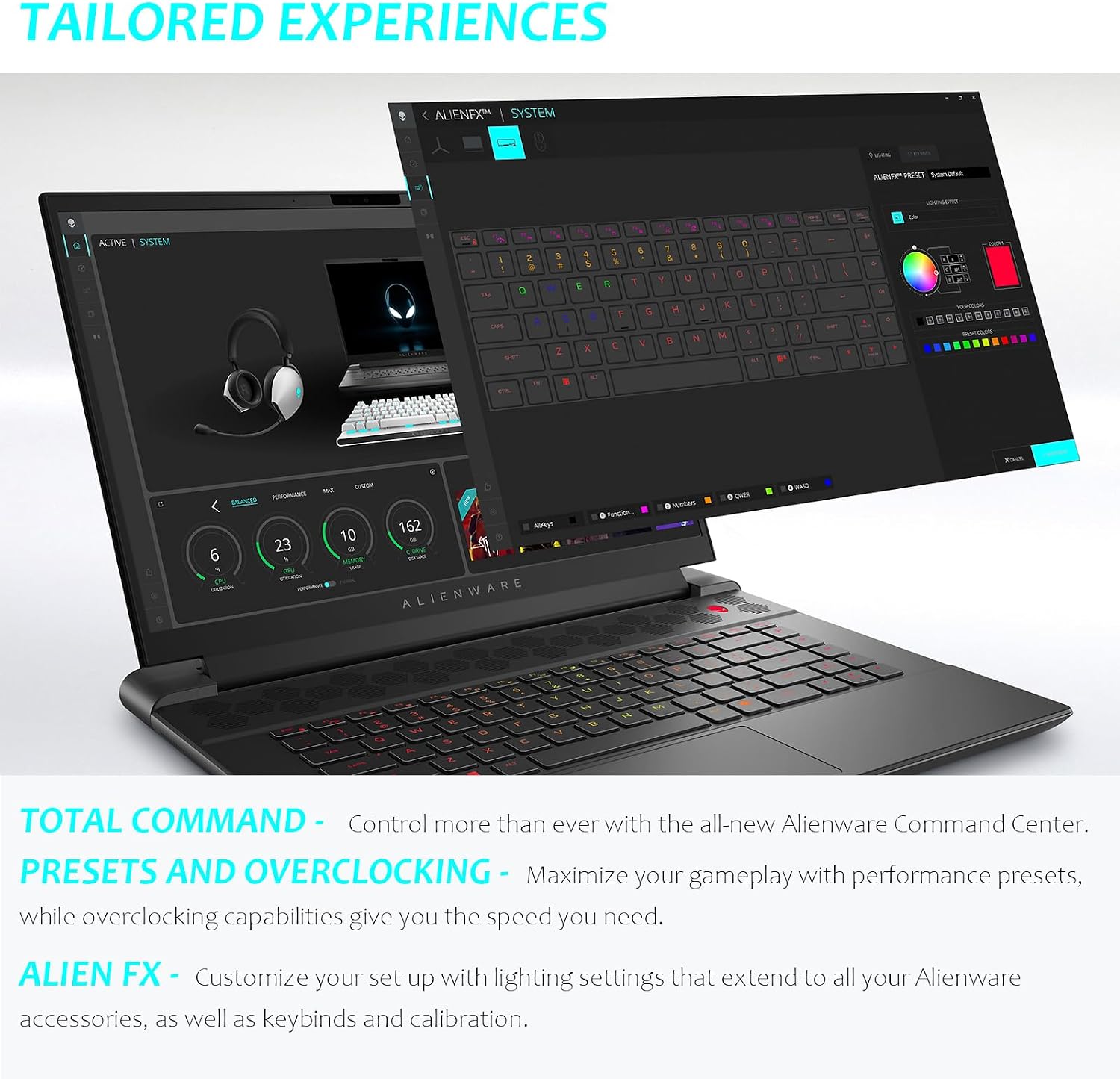 Alienware M16 Gaming Laptop Computer - 16' QHD+ 240Hz Display, AMD Ryzen 9 7845HX, NVIDIA RTX 4080, 32GB DDR5, 1TB SSD, Wi-Fi 6, Backlit Keyboard, Windows 11 Pro & Microsoft Office Lifetime License